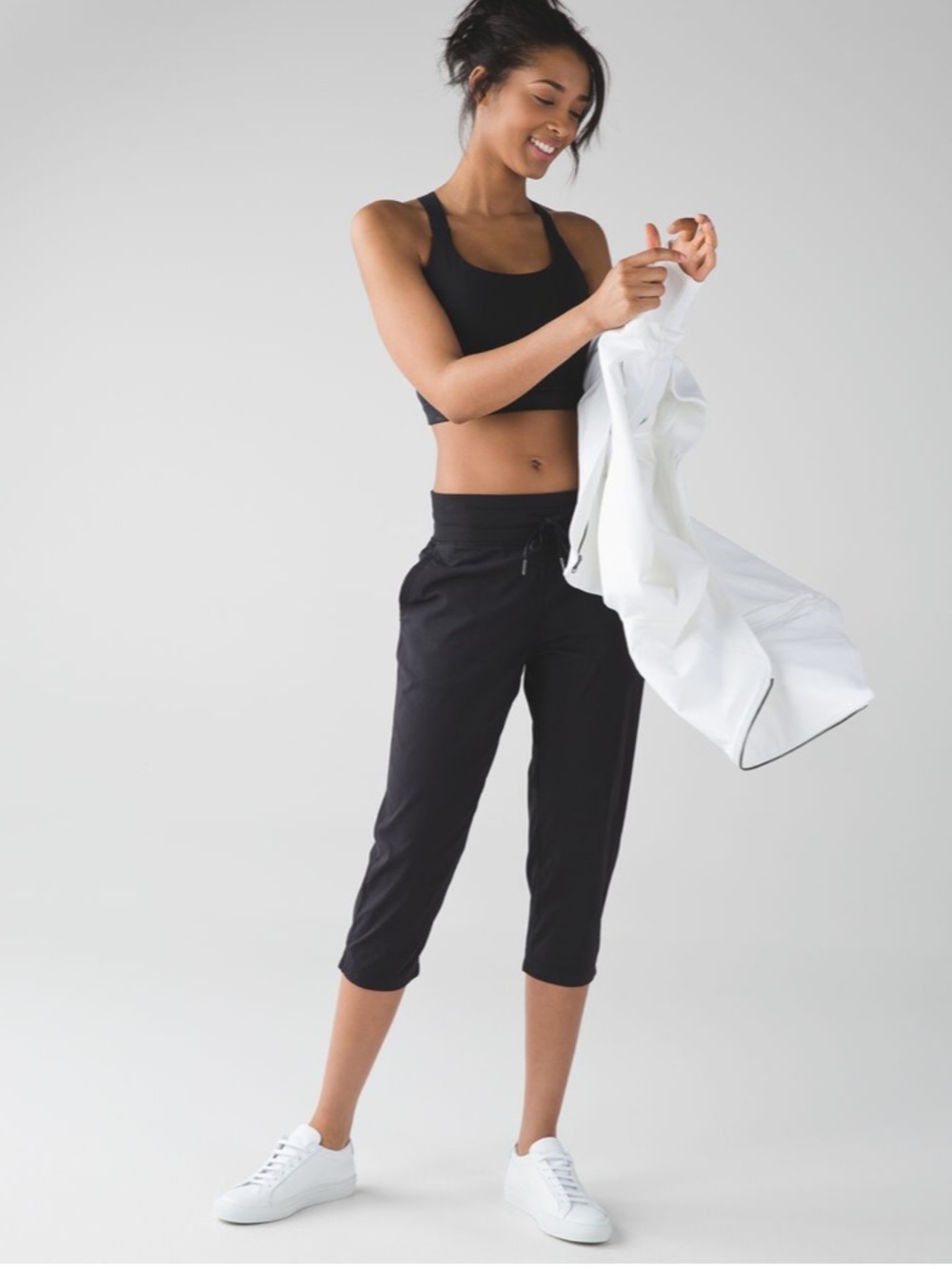 Lululemon Studio Crop II Pants in Black